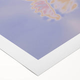 Abstract Butterfly Gradient Art | Nature-Inspired Soft Pastel Wall Décor