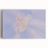 Abstract Butterfly Gradient Art | Nature-Inspired Soft Pastel Wall Décor