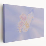 Abstract Butterfly Gradient Art | Nature-Inspired Soft Pastel Wall Décor