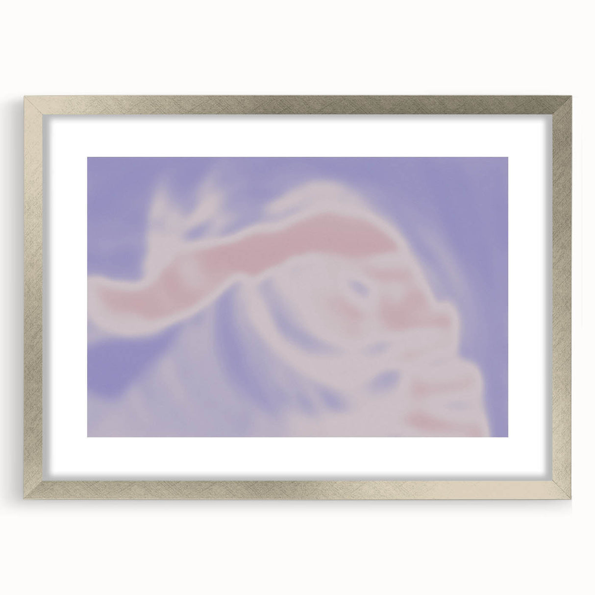 Abstract Butterfly Gradient Art | Soft Pastel Nature-Inspired Wall Décor