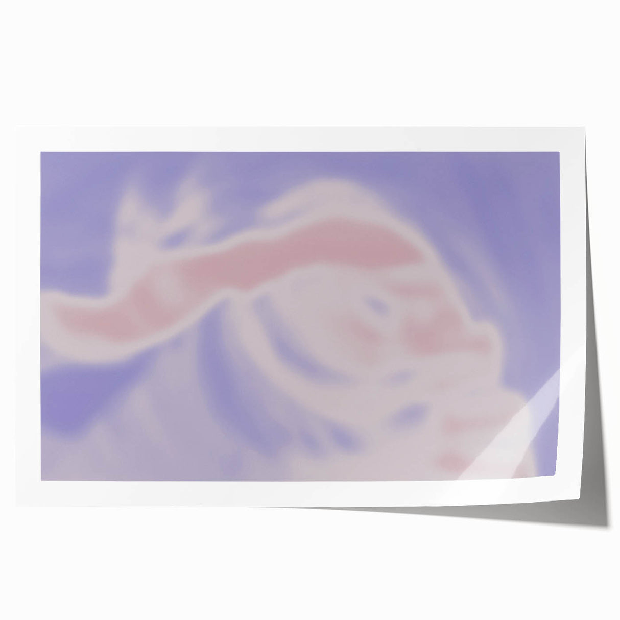 Abstract Butterfly Gradient Art | Soft Pastel Nature-Inspired Wall Décor