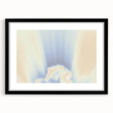 Abstract Sunrise Gradient Art | Nature-Inspired Soft Textured Wall Décor