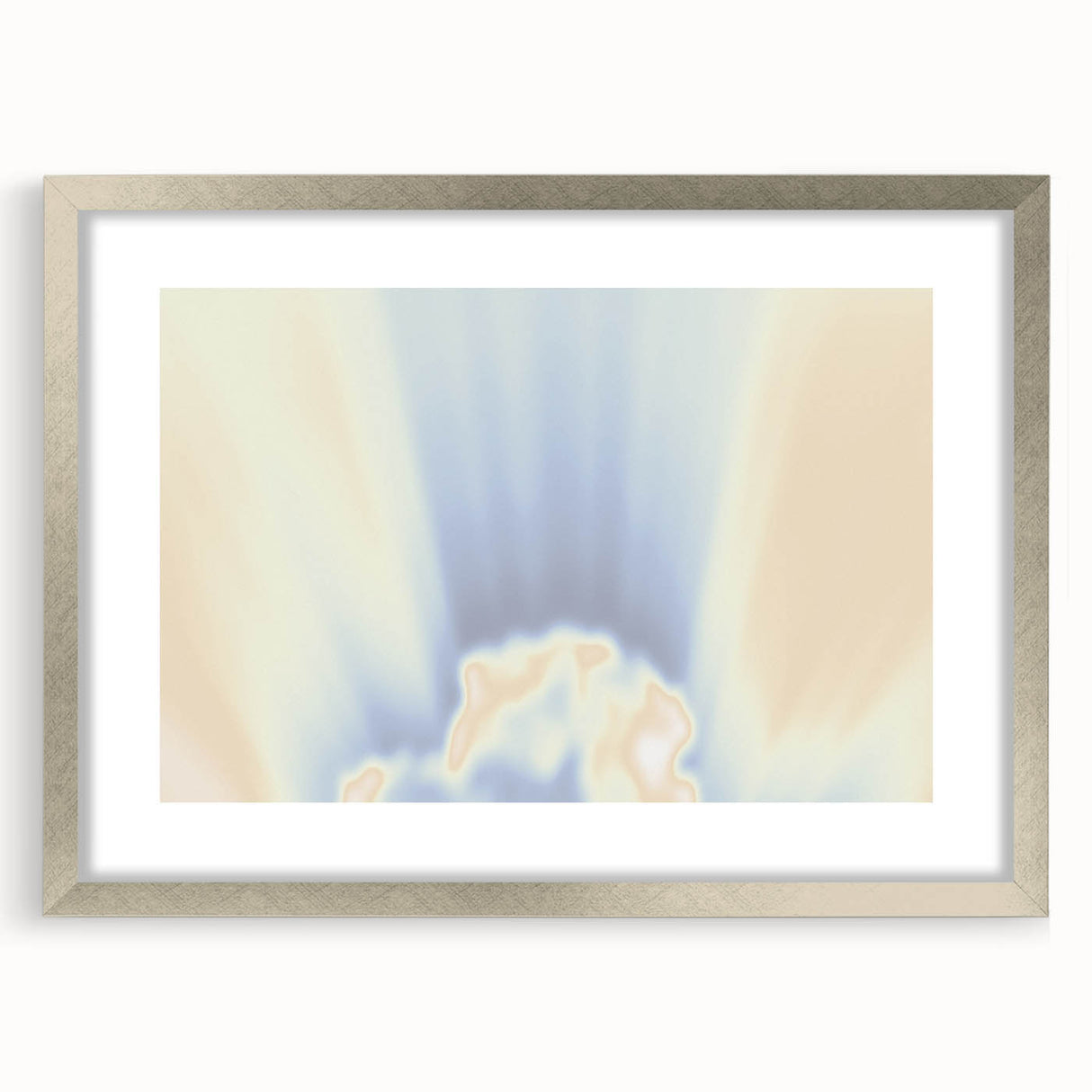 Abstract Sunrise Gradient Art | Nature-Inspired Soft Textured Wall Décor