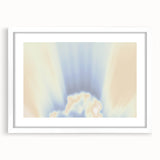 Abstract Sunrise Gradient Art | Nature-Inspired Soft Textured Wall Décor