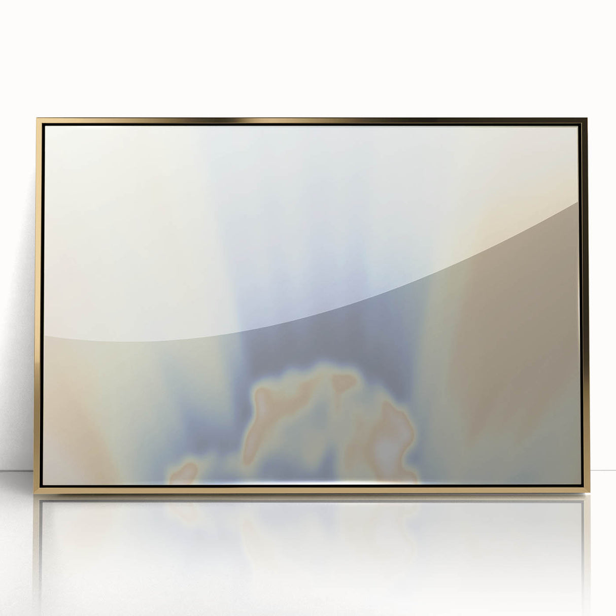 Abstract Sunrise Gradient Art | Nature-Inspired Soft Textured Wall Décor