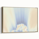 Abstract Sunrise Gradient Art | Nature-Inspired Soft Textured Wall Décor