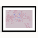 Abstract Pink and Blue Gradient Art | Nature-Inspired Modern Wall Décor