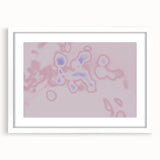 Abstract Pink and Blue Gradient Art | Nature-Inspired Modern Wall Décor