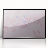 Abstract Pink and Blue Gradient Art | Nature-Inspired Modern Wall Décor