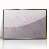 Abstract Pink and Blue Gradient Art | Nature-Inspired Modern Wall Décor