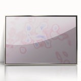 Abstract Pink and Blue Gradient Art | Nature-Inspired Modern Wall Décor