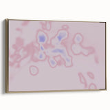 Abstract Pink and Blue Gradient Art | Nature-Inspired Modern Wall Décor