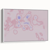 Abstract Pink and Blue Gradient Art | Nature-Inspired Modern Wall Décor