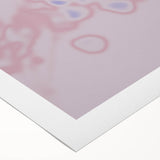 Abstract Pink and Blue Gradient Art | Nature-Inspired Modern Wall Décor