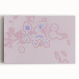 Abstract Pink and Blue Gradient Art | Nature-Inspired Modern Wall Décor