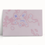 Abstract Pink and Blue Gradient Art | Nature-Inspired Modern Wall Décor