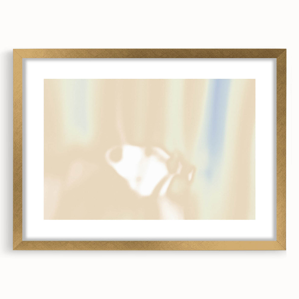 Abstract Nature-Inspired Beige Gradient Art | Soft Textured Wall Décor