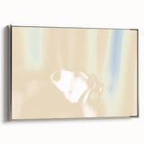 Abstract Nature-Inspired Beige Gradient Art | Soft Textured Wall Décor