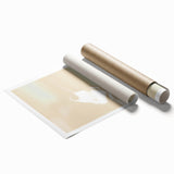 Abstract Nature-Inspired Beige Gradient Art | Soft Textured Wall Décor