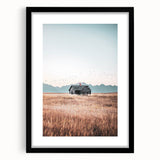 Vintage Rustic Landscape - Farmhouse Art Print
