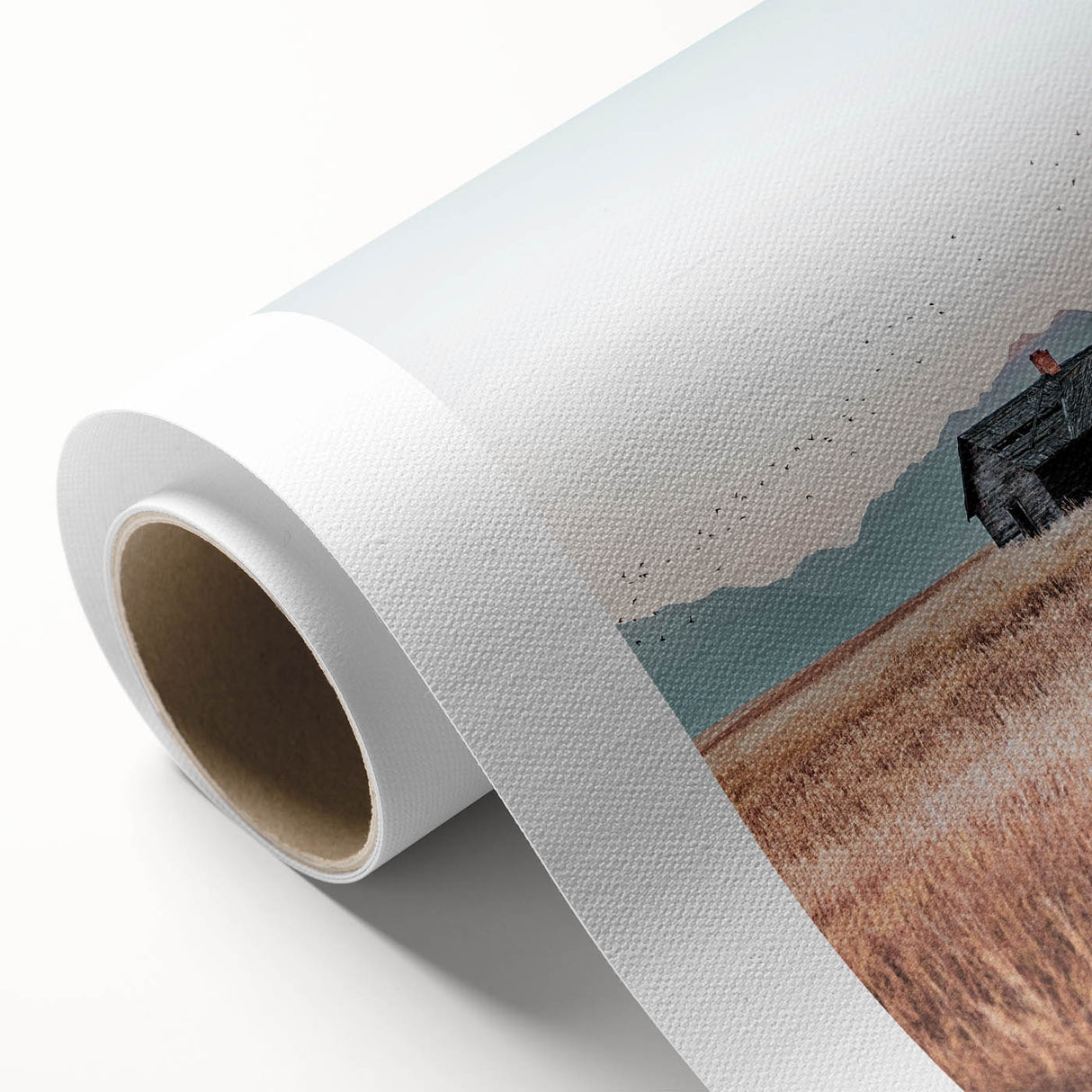 Vintage Rustic Landscape - Farmhouse Art Print