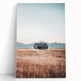 Vintage Rustic Landscape - Farmhouse Art Print