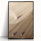 Harvest Glow - Aerial Farm Tractor Rustic Art