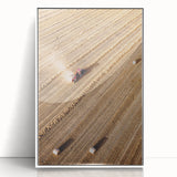 Harvest Glow - Aerial Farm Tractor Rustic Art