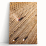 Harvest Glow - Aerial Farm Tractor Rustic Art
