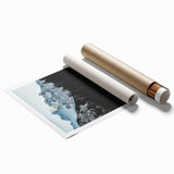 Alpine Serenity - Rustic Mountain Cabin Art