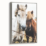 Equine Companions - Rustic Horse Portrait Art