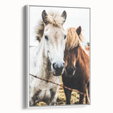 Equine Companions - Rustic Horse Portrait Art