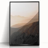 Sunset Mountain Majesty - Rustic Landscape Art