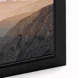 Sunset Mountain Majesty - Rustic Landscape Art