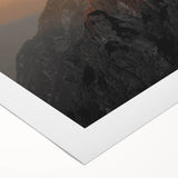 Sunset Mountain Majesty - Rustic Landscape Art