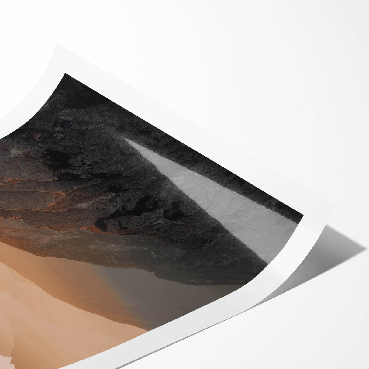 Sunset Mountain Majesty - Rustic Landscape Art