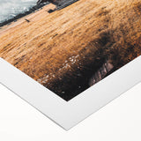 Alpine Retreat - Rustic Cabin Landscape Art