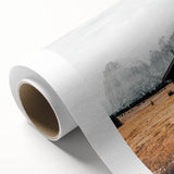 Alpine Retreat - Rustic Cabin Landscape Art