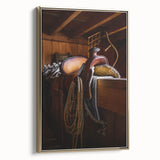 Rustic Saddle and Barn Wall Art for Farmhouse and Western Decor