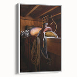 Rustic Saddle and Barn Wall Art for Farmhouse and Western Decor