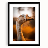 Rustic Goose Portrait Wall Art for Farmhouse and Nature-Inspired Decor