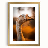 Rustic Goose Portrait Wall Art for Farmhouse and Nature-Inspired Decor