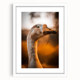 Rustic Goose Portrait Wall Art for Farmhouse and Nature-Inspired Decor
