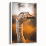 Rustic Goose Portrait Wall Art for Farmhouse and Nature-Inspired Decor