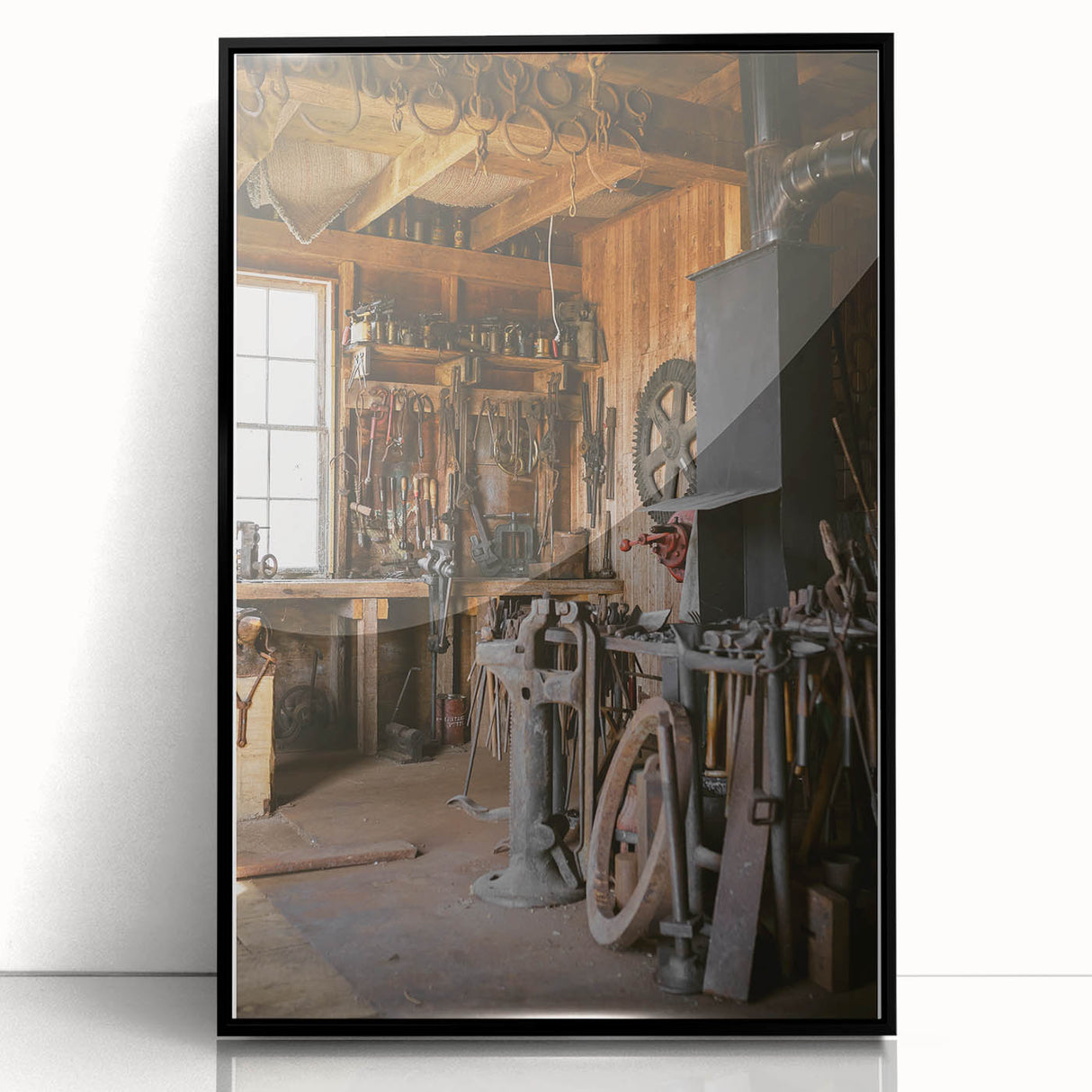 Rustic Workshop Tools Wall Art – Timeless Farmhouse Decor Piece