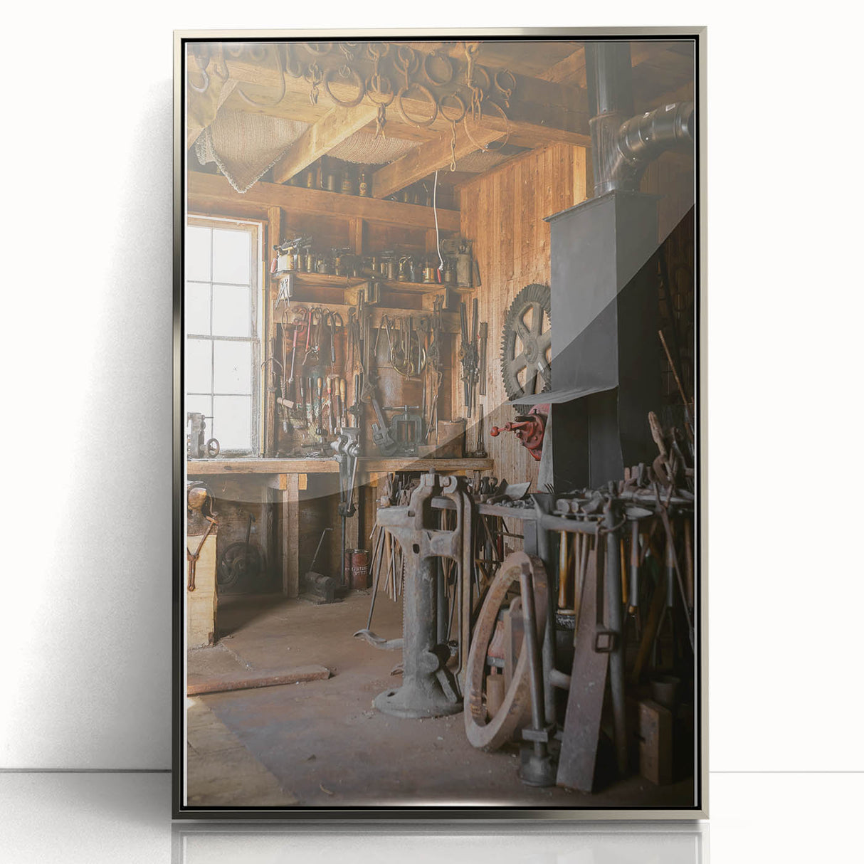 Rustic Workshop Tools Wall Art – Timeless Farmhouse Decor Piece