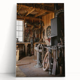 Rustic Workshop Tools Wall Art – Timeless Farmhouse Decor Piece