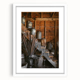 Antique Lamp Oil & Tools Wall Art – Rustic Wooden Farmhouse Decor