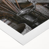 Antique Lamp Oil & Tools Wall Art – Rustic Wooden Farmhouse Decor