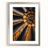 Rustic Windmill Fan Wall Art – Industrial Farmhouse Decor